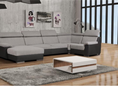 Design textile upholstery fabric exclusive n sofas U-shape sofa corner couch modern couches